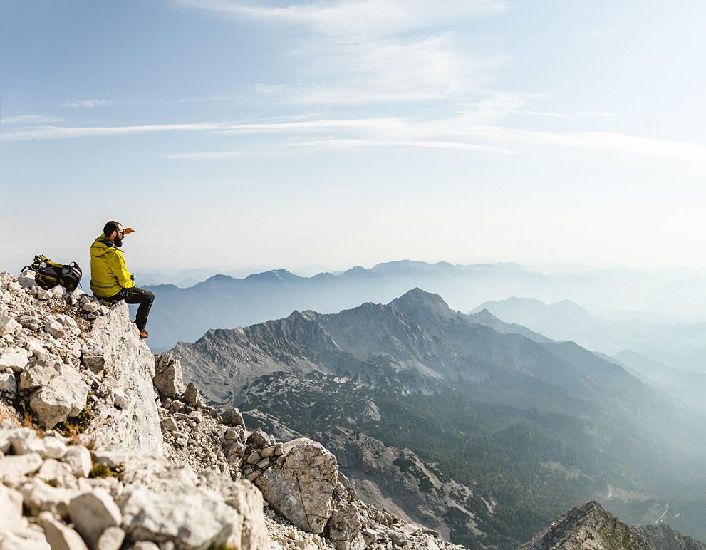 Wanderer am Großen Priel